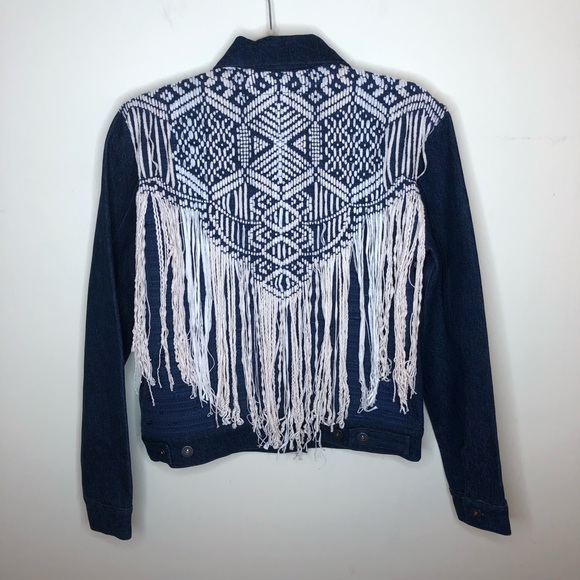 Levi’s Handwoven Fringe Jean Jacket